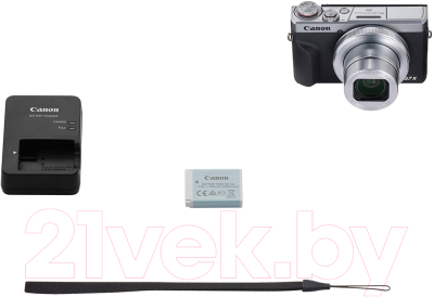 Компактный фотоаппарат Canon PowerShot G7 X Mark III / 3638C002 (Silver)