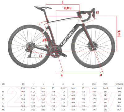 Велосипед Wilier 110NDR DISC Ulltegra 8020 Aksium / R110NDRDUBLACKWHITTE (L)