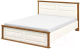 Двуспальная кровать Мебель-Неман Марсель МН-126-01-180 (кремовый/дуб кантри) - 