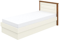 Односпальная кровать Мебель-Неман Марсель МН-126-18 (кремовый/дуб кантри) - 