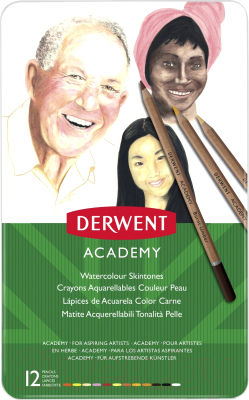 

Набор акварельных карандашей Derwent, Ассорти, Academy 2300386