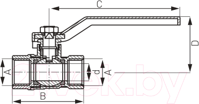 Шаровой кран Ferro KPS3