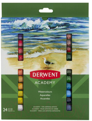 Акварельные краски Derwent Academy 98222 (24шт)