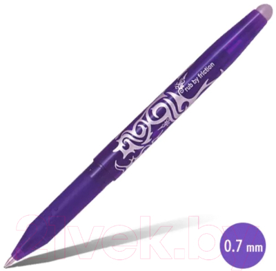 Ручка гелевая Pilot FriXion Ball / BL-FR-7 (V) (фиолетовый)