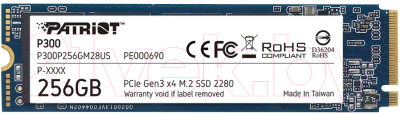 

SSD диск Patriot, P300 256GB M2 (P300P256GM28US)
