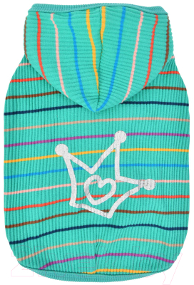 

Футболка для животных Pinkaholic, Yara с капюшоном / NAUA-TS7603-GR-S