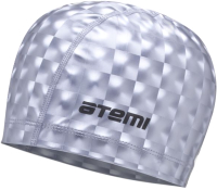 Шапочка для плавания Atemi 3D / PU120 (серый) - 