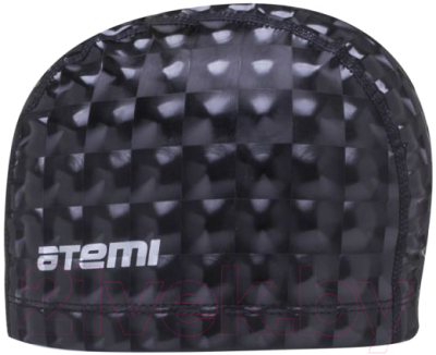 Шапочка для плавания Atemi 3D / PU200 (черный)