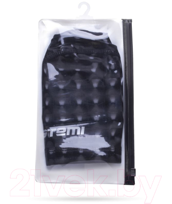 Шапочка для плавания Atemi 3D / PU200 (черный)