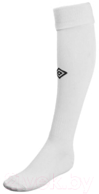 Гетры футбольные Umbro Mens Hose Junior / 140217-016 (белый/черный)