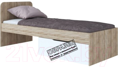 Односпальная кровать Артём-Мебель СН 120.02-800 (дуб санома)