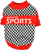 Футболка для животных Puppia Racer / PATD-TS1759-RD-S (S, красный) -