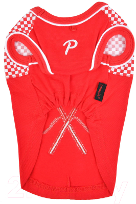 Футболка для животных Puppia Ralli / PAUA-TS1810-RD-L (L, красный)