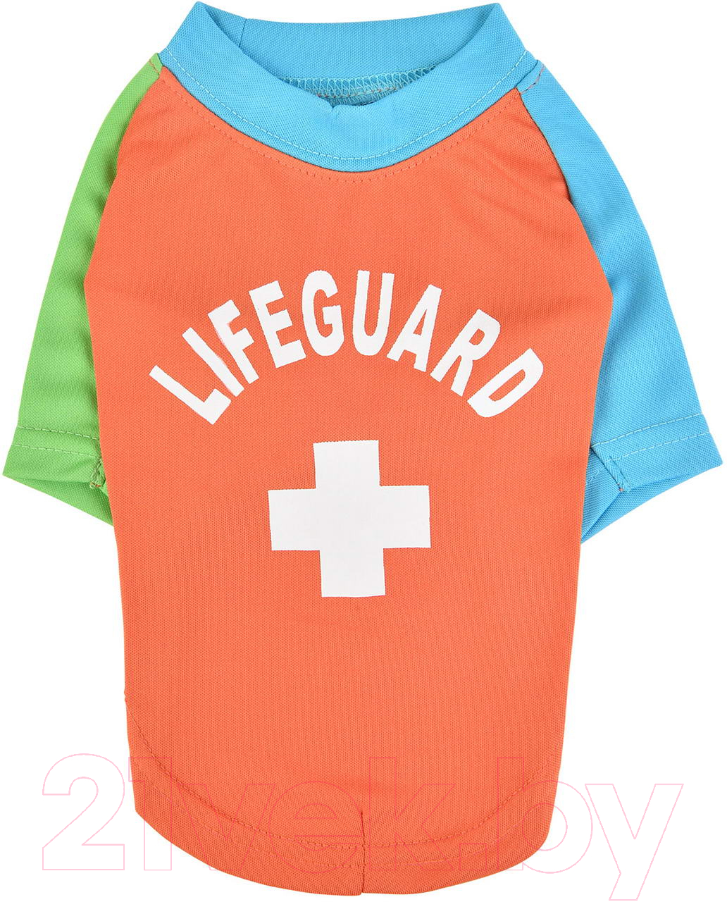 Футболка для животных Puppia Rescuer / PAUA-TS1803-OR-S (S, оранжевый)