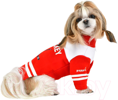 Футболка для животных Puppia Stanley / PATD-TS1758-RD-L (L, красный)