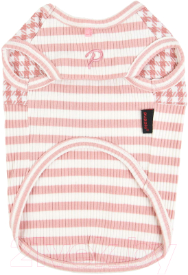 Футболка для животных Puppia Winona / PAUA-TS1801-IP-L (L, розовый)
