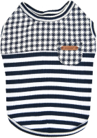 Футболка для животных Puppia Winona / PAUA-TS1801-NY-XL (XL, синий)