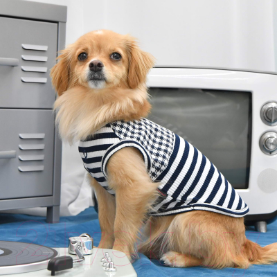 Изображение товара Футболка для животных Puppia Winona / PAUA-TS1801-NY-XL (XL, синий)