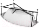 Миниатюра изображения товара Ванна акриловая Aquanet Jersey 170x90 L (с каркасом и экраном)