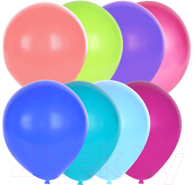 Набор воздушных шаров KDI Декор / DA2-12-100 (в ассортименте, 100шт)