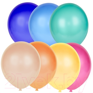 Набор воздушных шаров KDI Металлик / MA-11-100-2 (в ассортименте, 100шт)