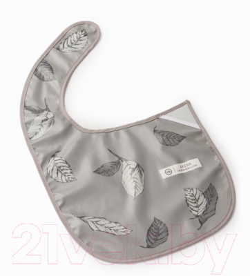 Нагрудник детский Happy Baby Waterproof Baby Bib By Akhmadullina / 16009 (серый)