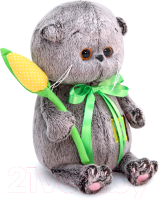 Мягкая игрушка Budi Basa Басик Baby с желтым тюльпаном / BB-054