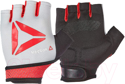 Перчатки для пауэрлифтинга Reebok RAGB-15533 (S, красный)