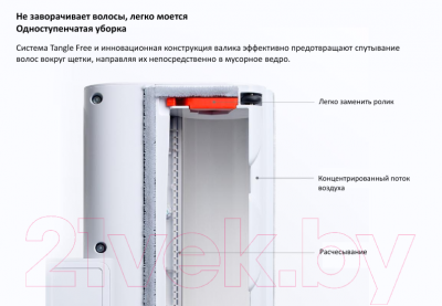 Вертикальный пылесос Roidmi Cordless Vacuum Cleaner S1S (красный)