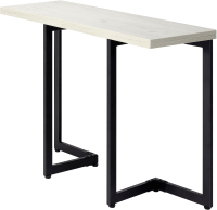 Обеденный стол Millwood Арлен 3 147x38-76x76 (дуб белый Craft/металл черный) - 