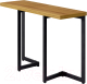 Обеденный стол Millwood Арлен 3 147x38-76x76 (дуб золотой Craft/металл черный) - 