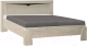 Двуспальная кровать Олмеко Лючия 33.08-02 (бетон пайн белый) - 