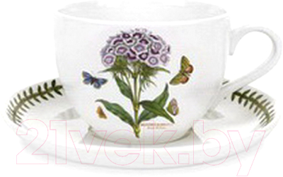 

Чашка с блюдцем Portmeirion, Botanic Garden Турецкая гвоздика / BGHW42000S
