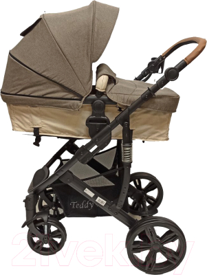 Детская универсальная коляска Teddy Bear SL 661 2 в 1 (коричневый)