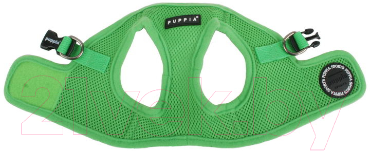 Шлея-жилетка для животных Puppia Soft Vest / PAHA-AH305-GR-3L (зеленый) — фото 2