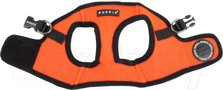 Шлея-жилетка для животных Puppia Soft Vest / PAHA-AH305-OR-L (оранжевый) — фото 2