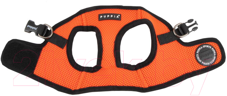 Шлея-жилетка для животных Puppia Soft Vest / PAHA-AH305-OR-XL (оранжевый) — фото 2