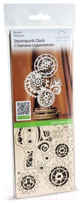 Конструктор Ugears Стимпанк-часики 70093