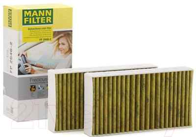 Комплект салонных фильтров Mann-Filter FP2646-2
