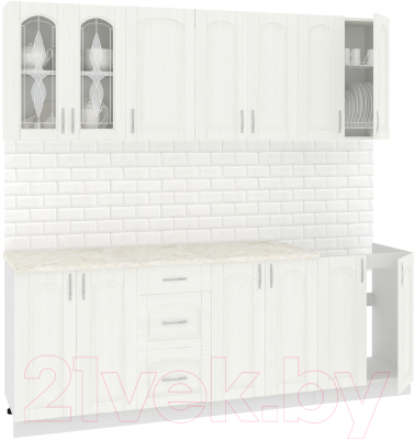 

Готовая кухня Кортекс-мебель, Корнелия Ретро 2.2м