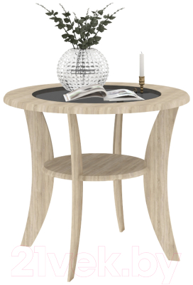 Журнальный столик Кортекс-мебель Лотос-2 (дуб сонома)