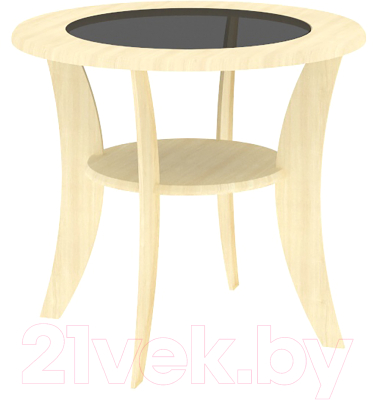 Журнальный столик Кортекс-мебель Лотос-2 (клен)