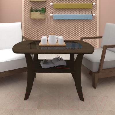 Журнальный столик Кортекс-мебель Лотос-6 (венге)