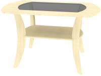 Журнальный столик Кортекс-мебель Лотос-6 (клен) - 
