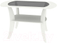 Журнальный столик Кортекс-мебель Лотос-6 (ясень белый) - 