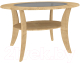 Журнальный столик Кортекс-мебель Лотос-7 (дуб натуральный) - 