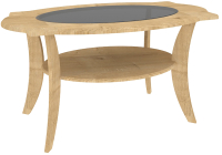 Журнальный столик Кортекс-мебель Лотос-8 (дуб натуральный) - 
