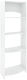Стеллаж Кортекс-мебель КМ30 волна (белый) - 