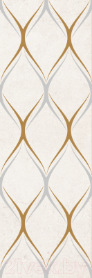 Декоративная плитка Gracia Ceramica Silvia Beige Decor 03 (300x900)
