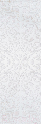 Декоративная плитка Gracia Ceramica Stazia White Decor 01 (300x900)